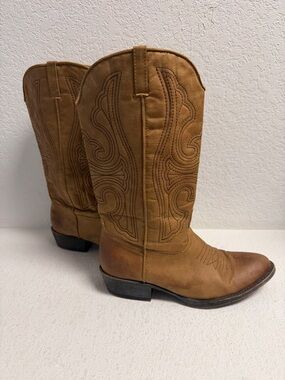 Coconuts by Matisse Classic Tan Western Cowboy Boots 9